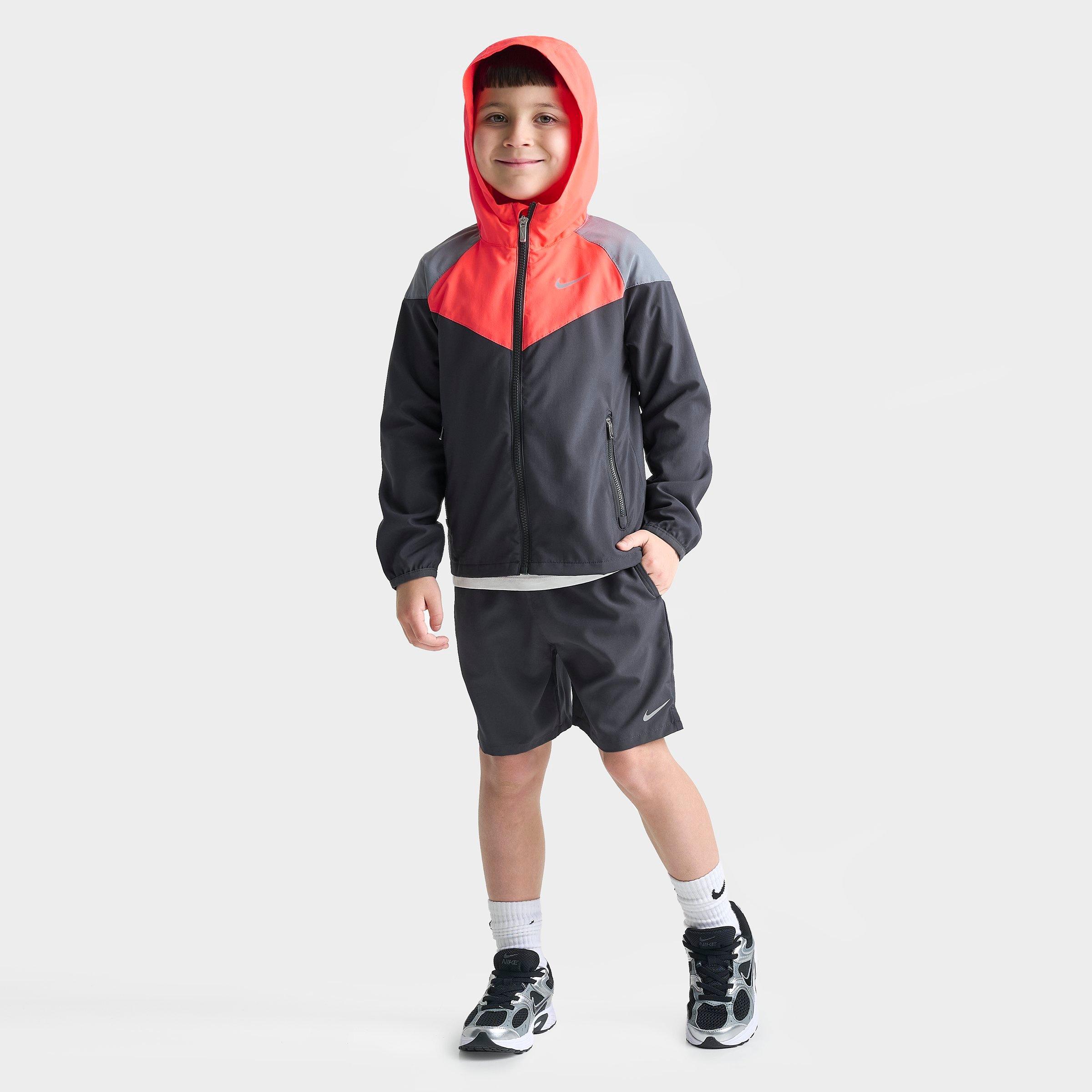 Nike Little Kids Windrunner Full-Zip Jacket and Shorts Set