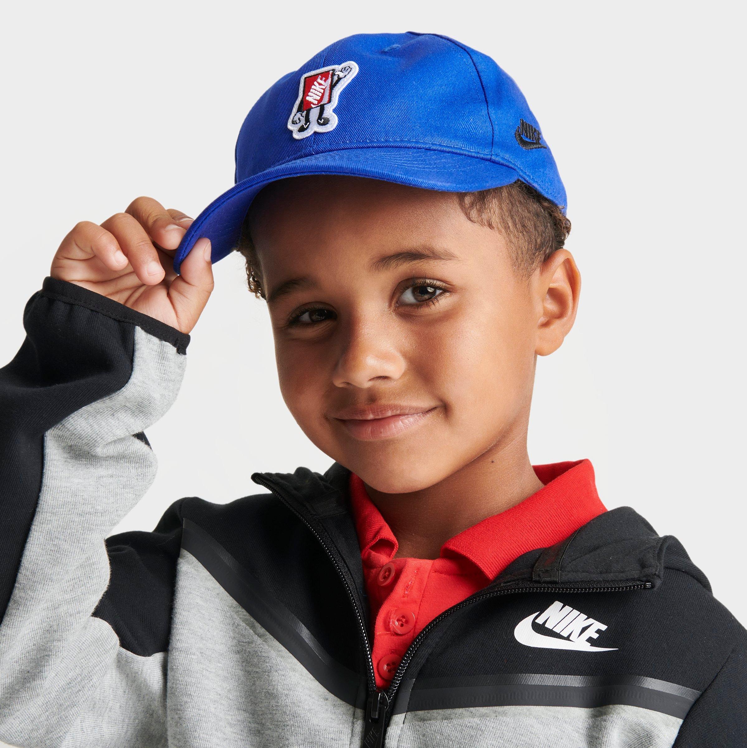Nike Kids'  Youth Boxy Curved Brim Strapback Hat In Blue