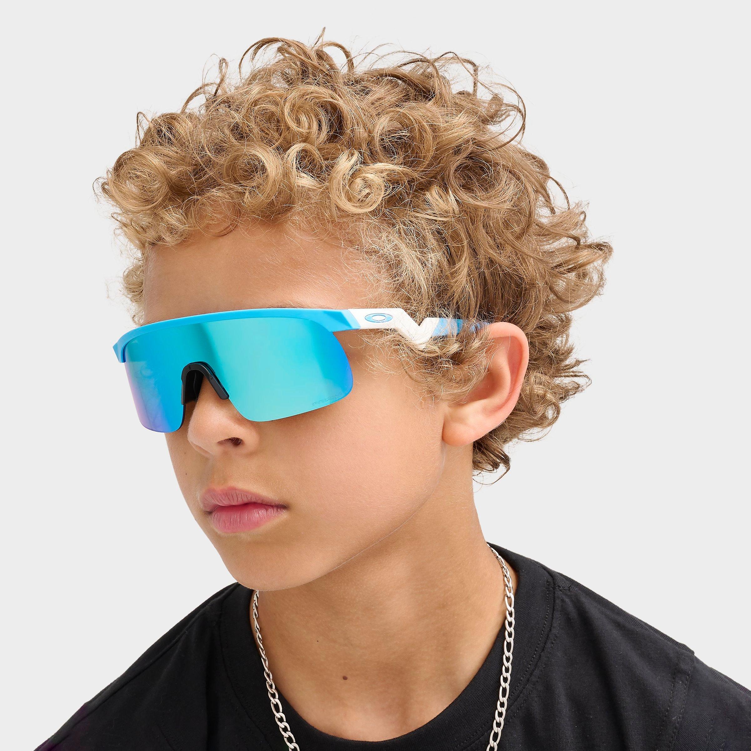 Oakley Kids Resistor Sunglasses in Matte Sky Blue/Prizm