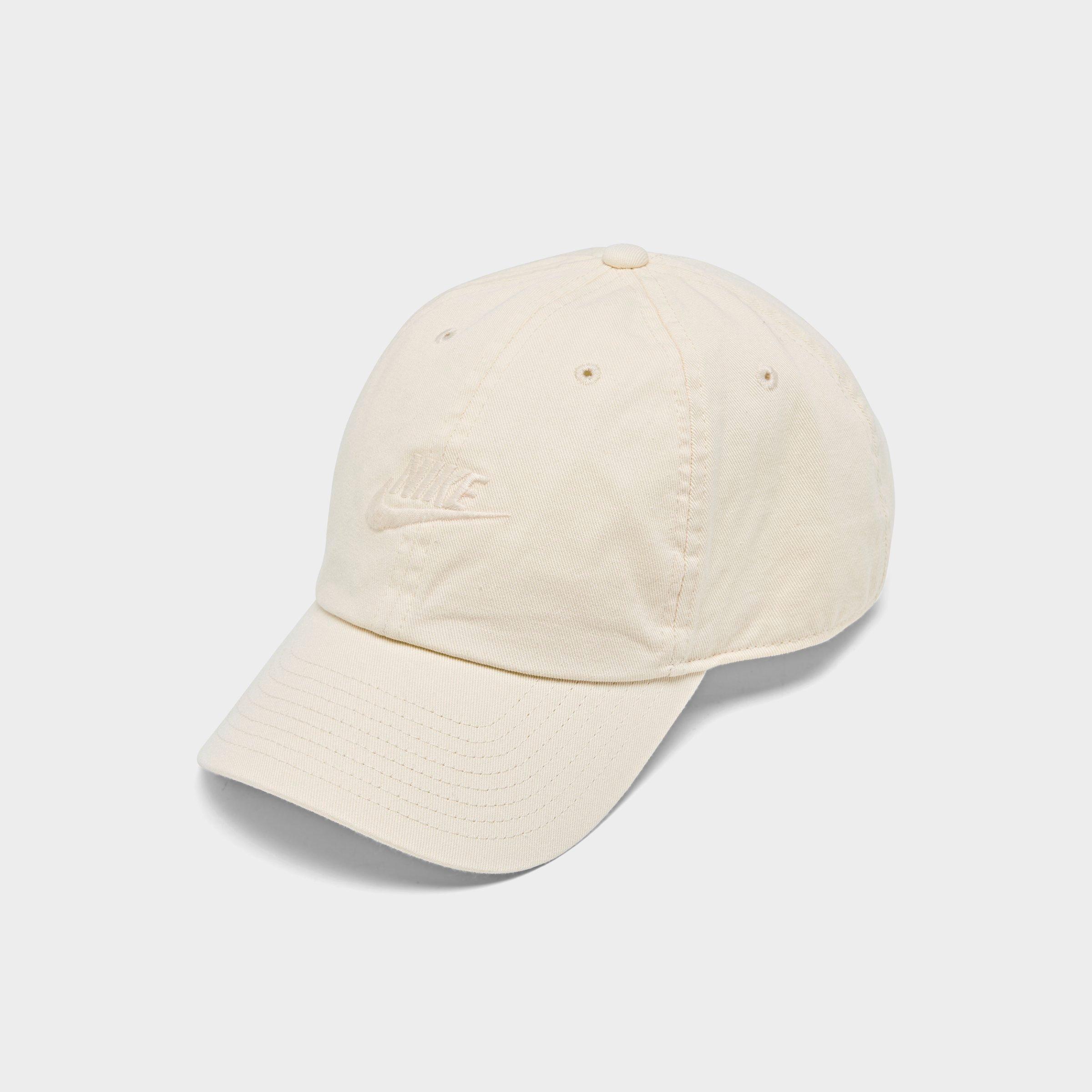 Nike Sportswear Heritage86 Futura Washed Adjustable Back Hat In Coconut Milk