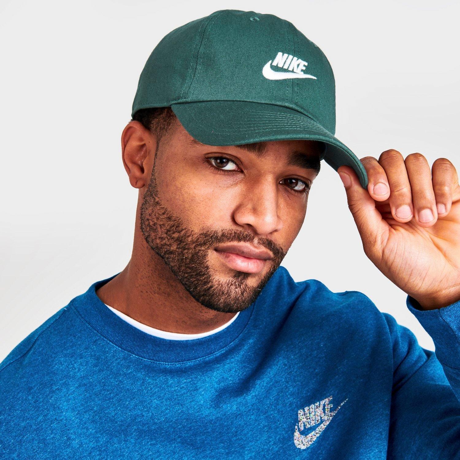 Nike Sportswear Heritage86 Futura Washed Adjustable Back Hat In Faded ...