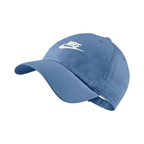 Nike Sportswear Heritage86 Futura Washed Adjustable Back Hat In Blue