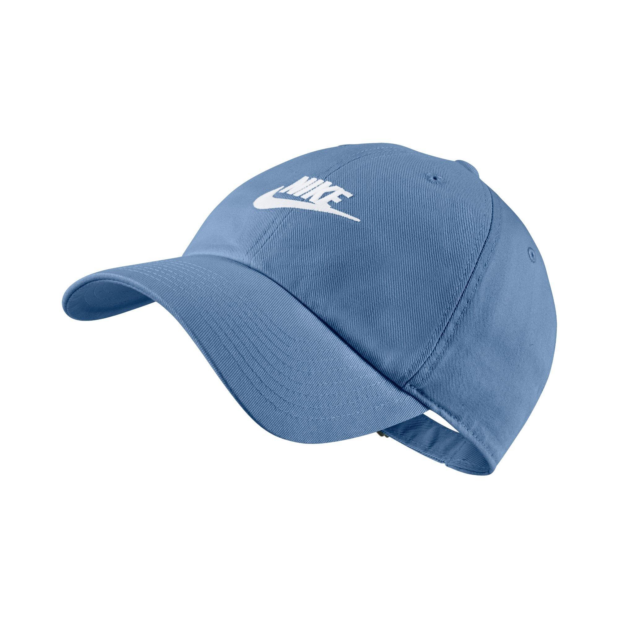 Nike Sportswear Heritage86 Futura Washed Adjustable Back Hat In Blue
