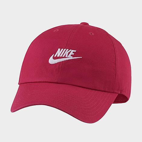 Nike Sportswear Heritage86 Futura Washed Adjustable Back Hat In Pink