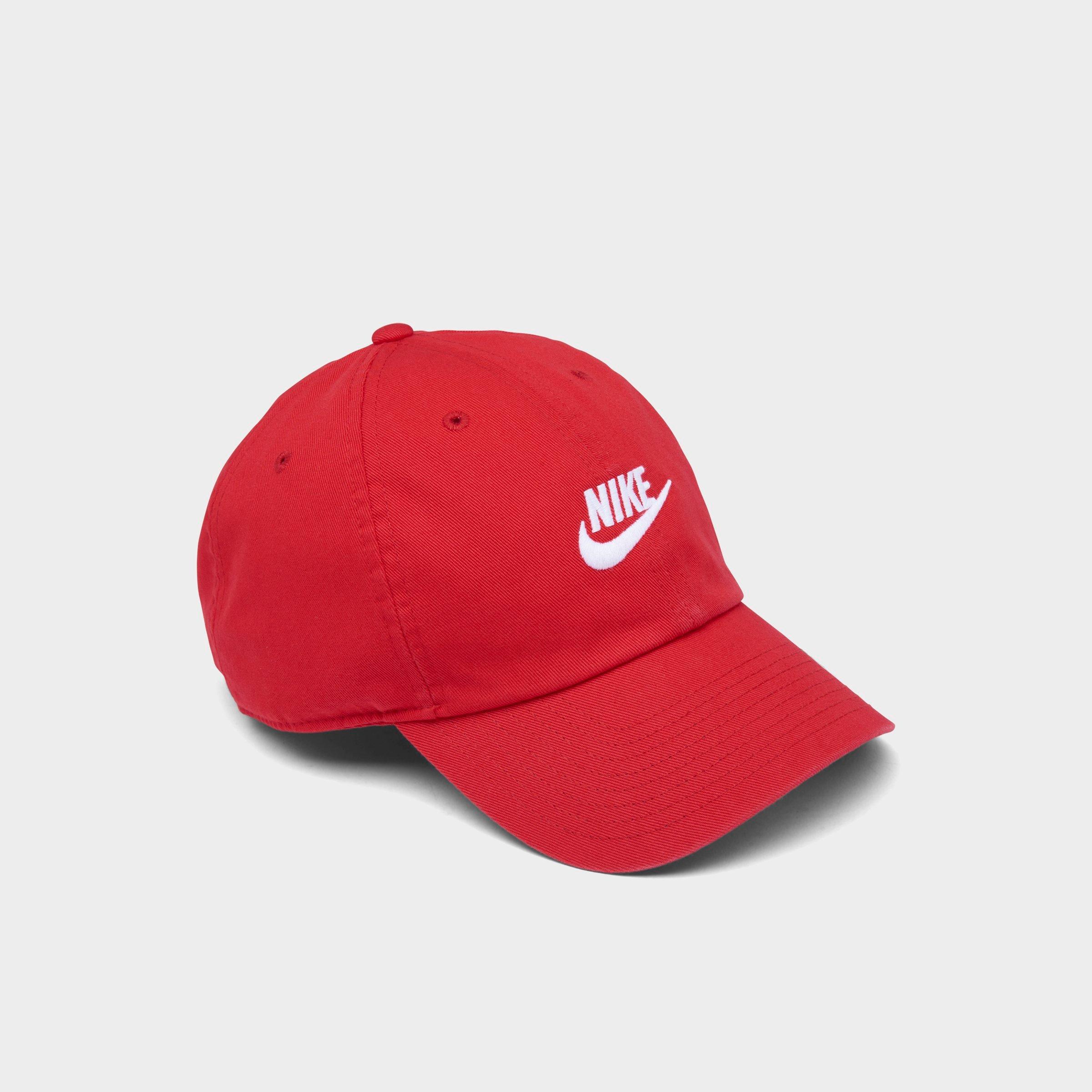 red nike dad hat