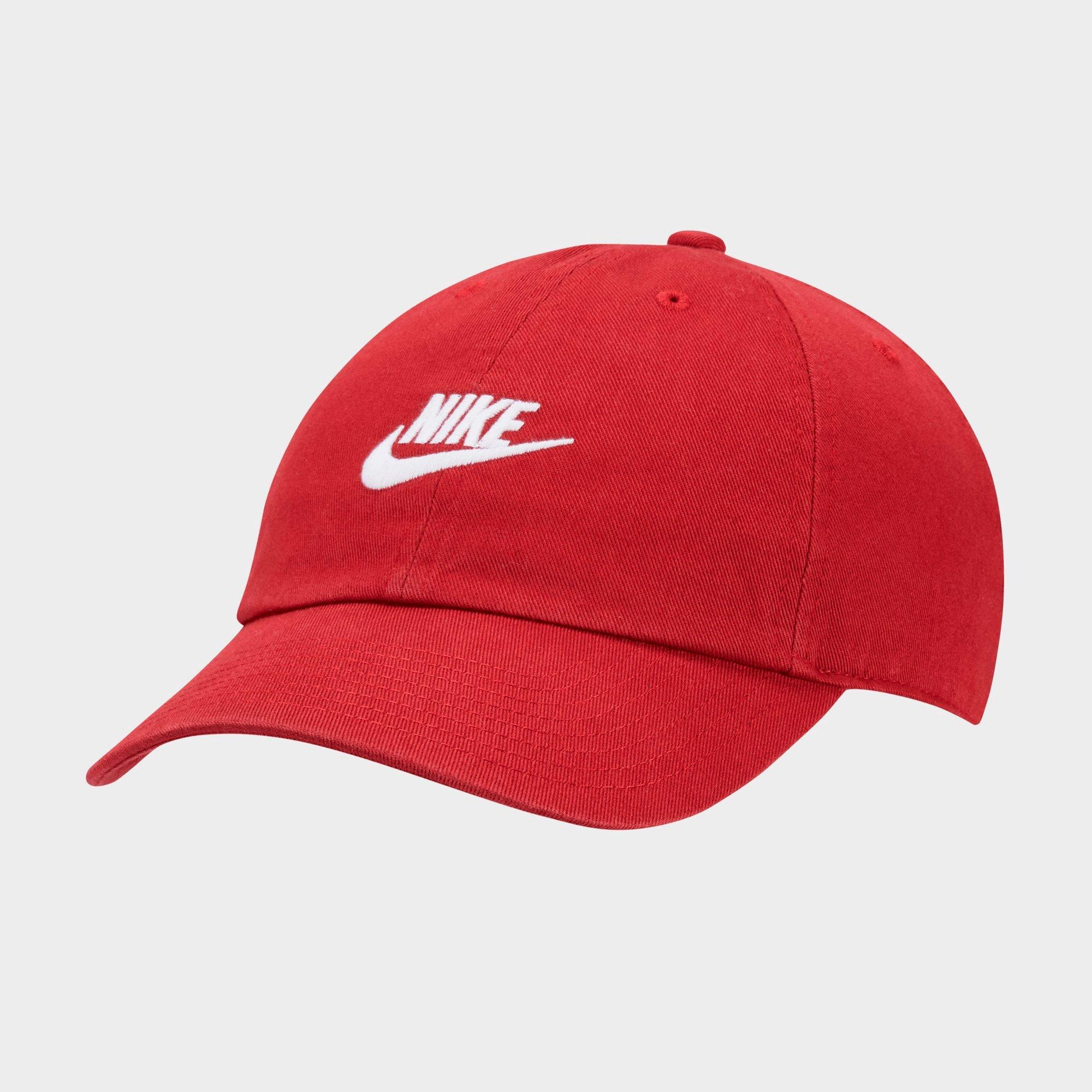 Nike Sportswear Heritage86 Futura Washed Hat In Pomegranate