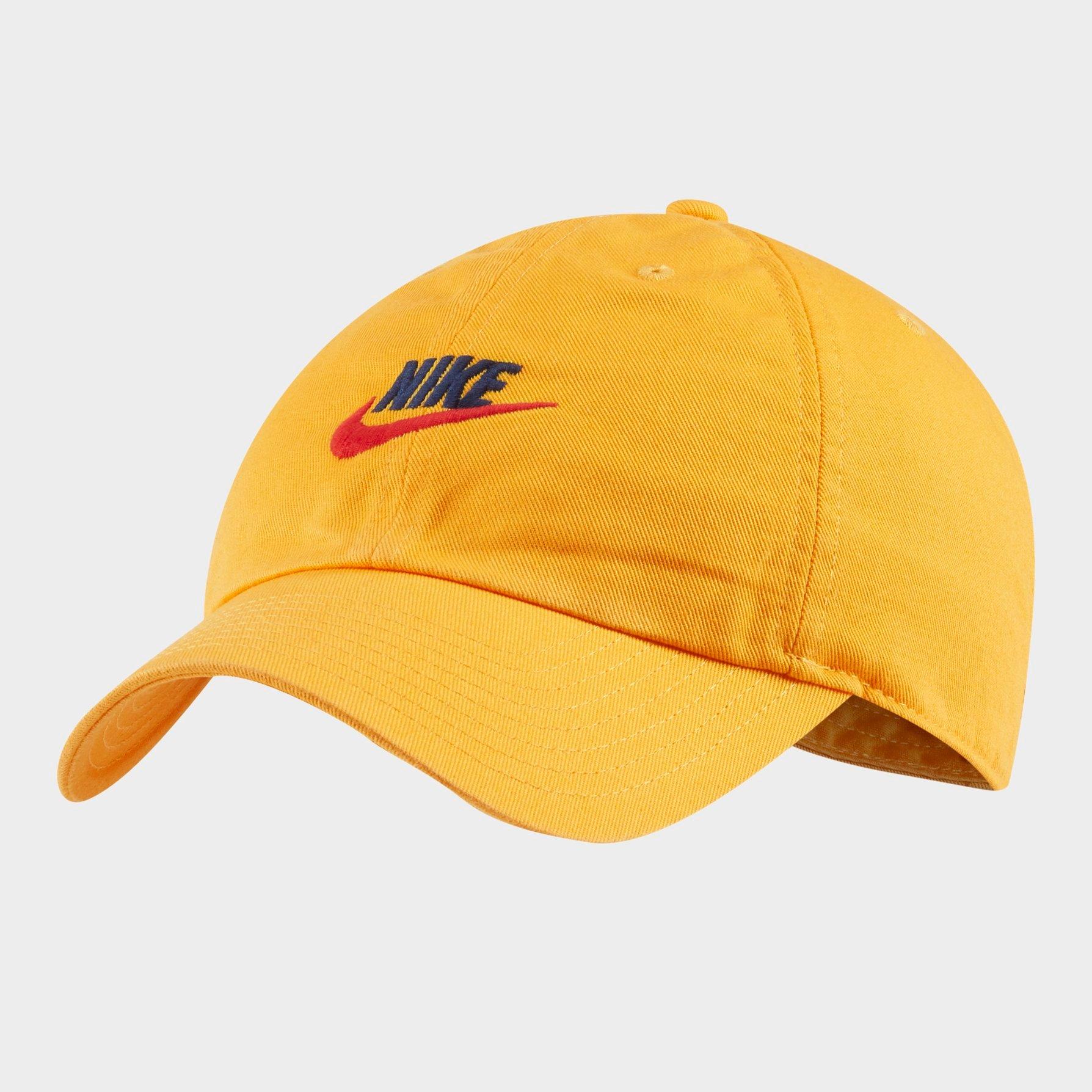 yellow and black nike hat