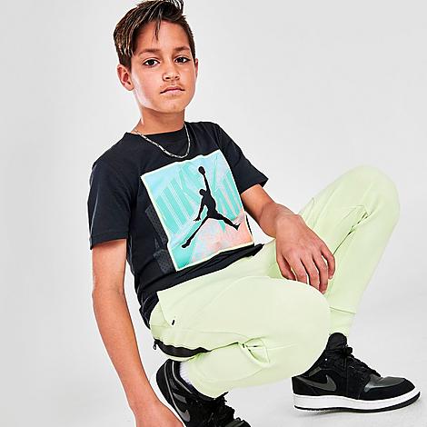 Nike Jordan Boys' Big Kids' Mashup Patch T-shirt In Black