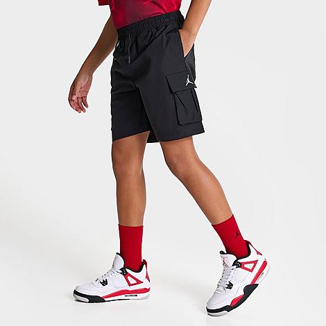 Nike Jordan Kids' Jordan Woven Cargo Shorts In Black