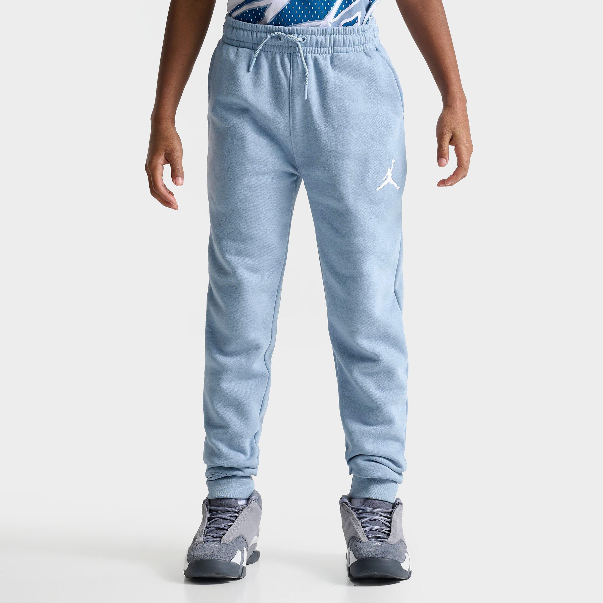 Shop Nike Jordan Kids' Mj Essentials Jogger Pants In Blue Grey