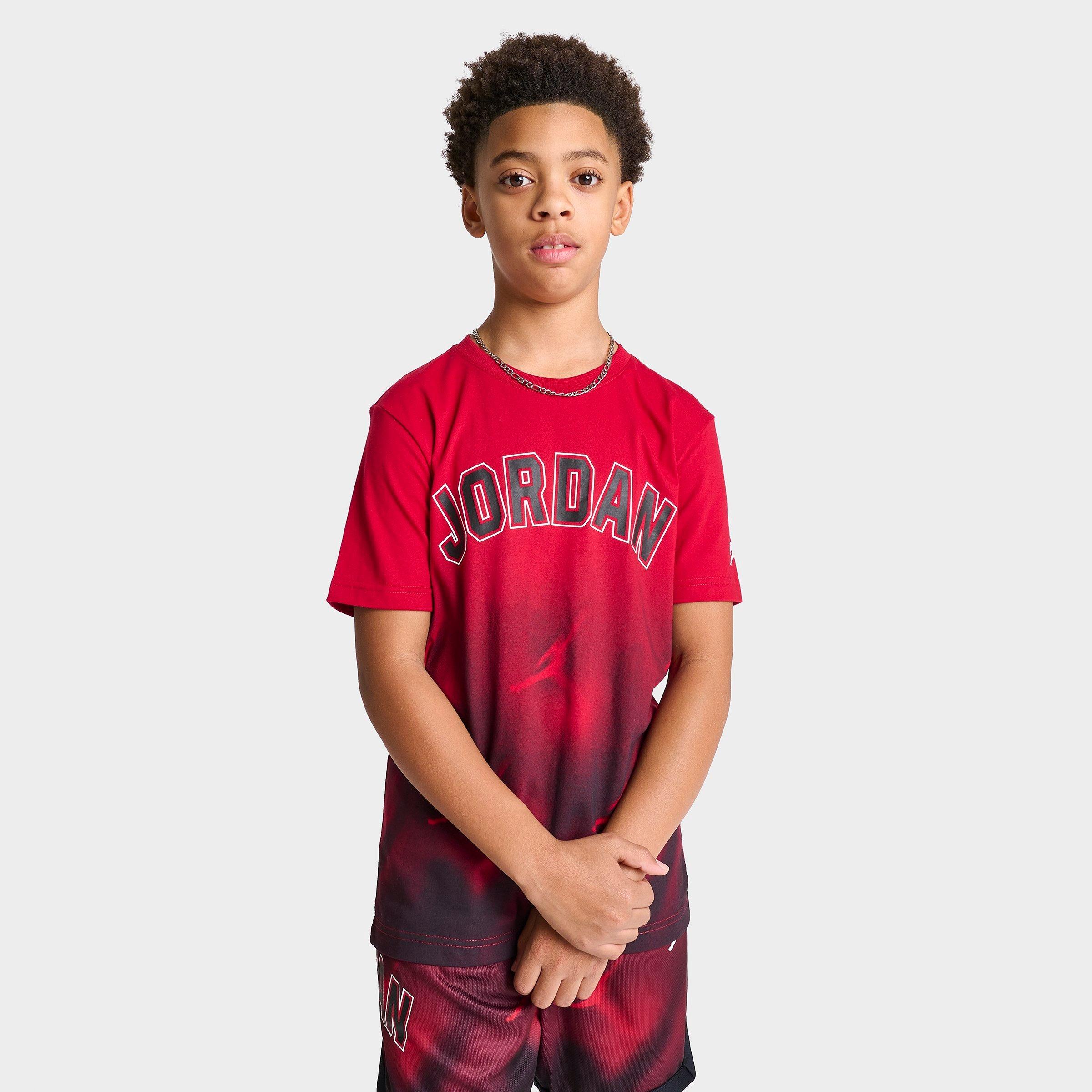 Shop Nike Jordan Boys' Sky Fade T-shirt In Multi
