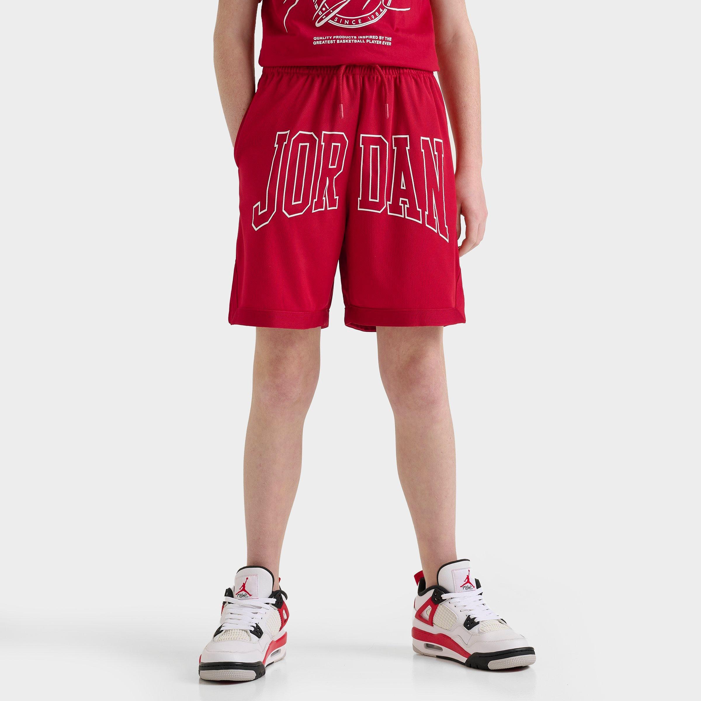 NIKE JORDAN KIDS' BEYOND THE ARC MESH BASKETBALL SHORTS 