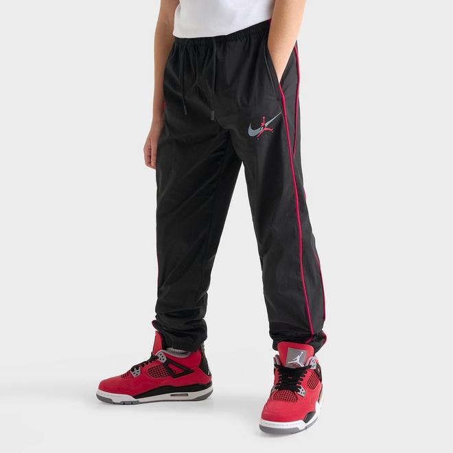 Big Kids' Jordan Jumpman Swoosh Arch Woven Track Pants