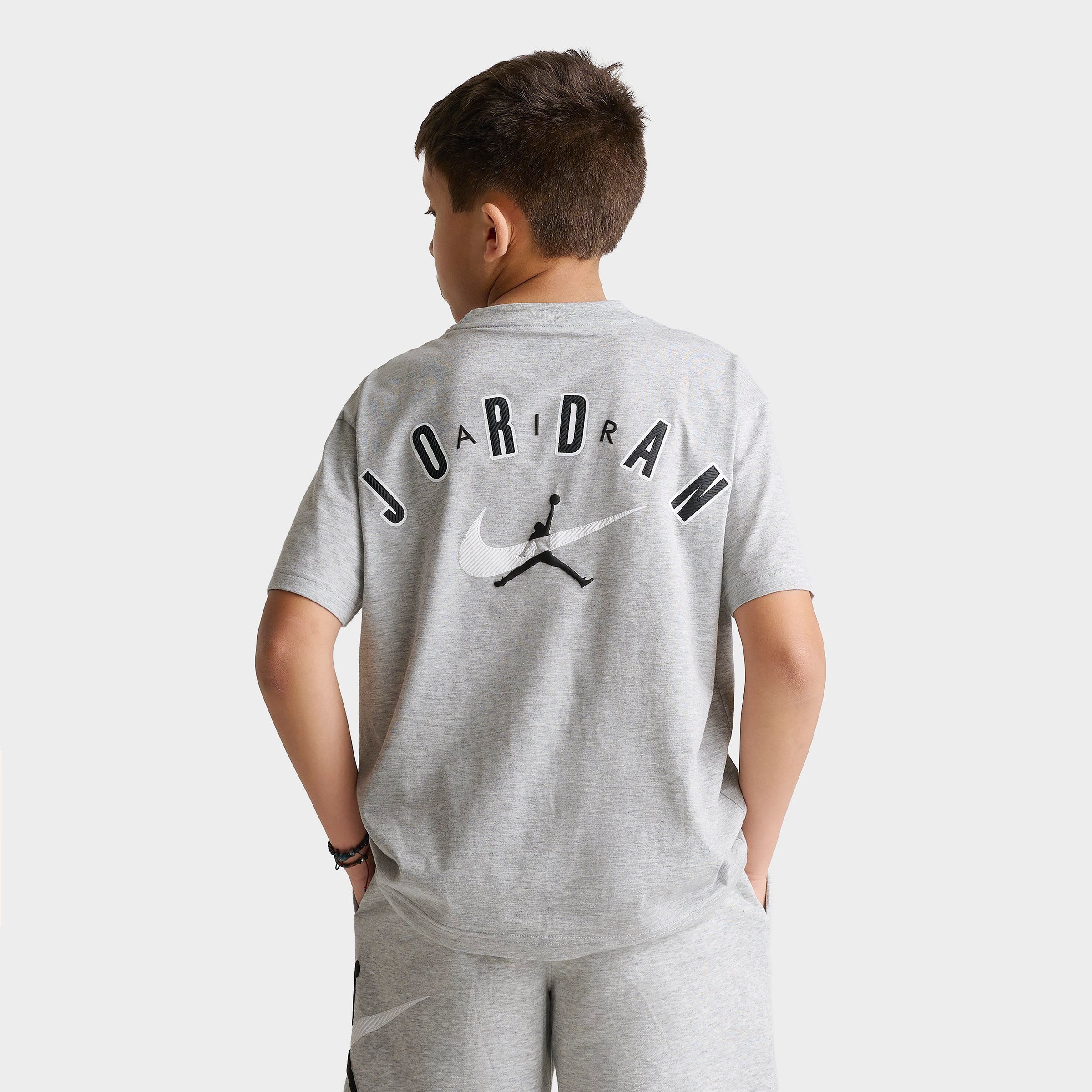 Jordan Big Kids Brooklyn Swoosh Logo T-Shirt