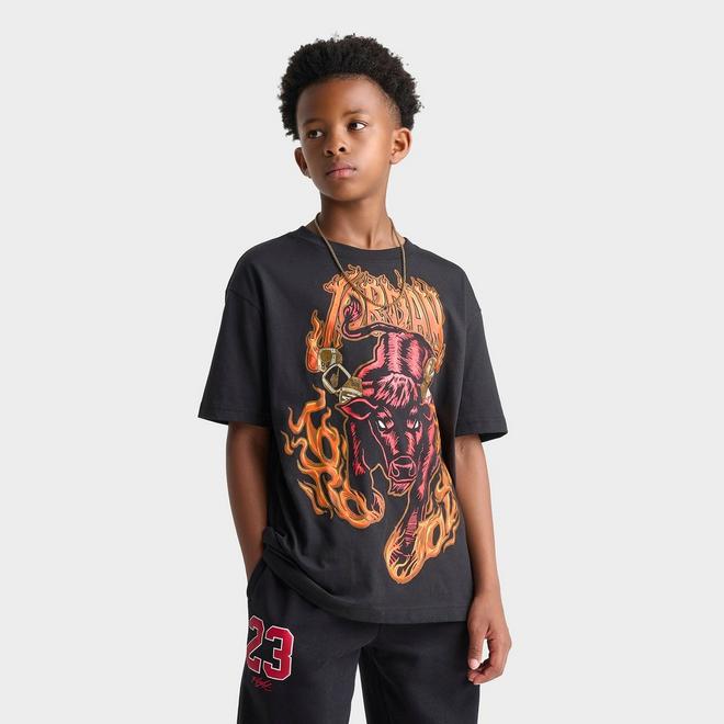 Big Kids' Jordan Toro Bravo Retro Graphic T-Shirt 