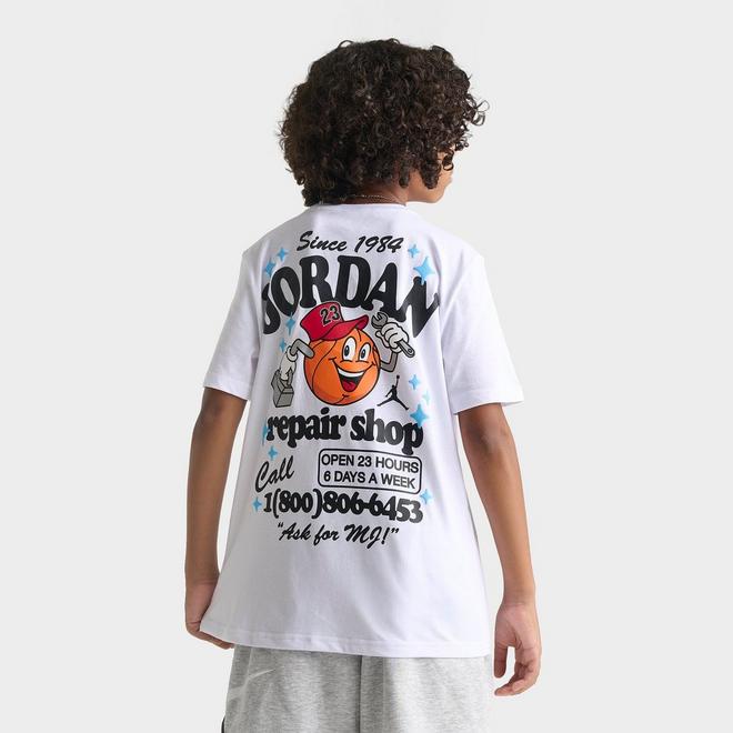 Big Kids' Jordan MJ's Repair Shop T-Shirt
