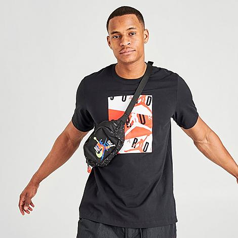 Nike Jordan Mashup Jumpman Classics Crossbody Bag In Black