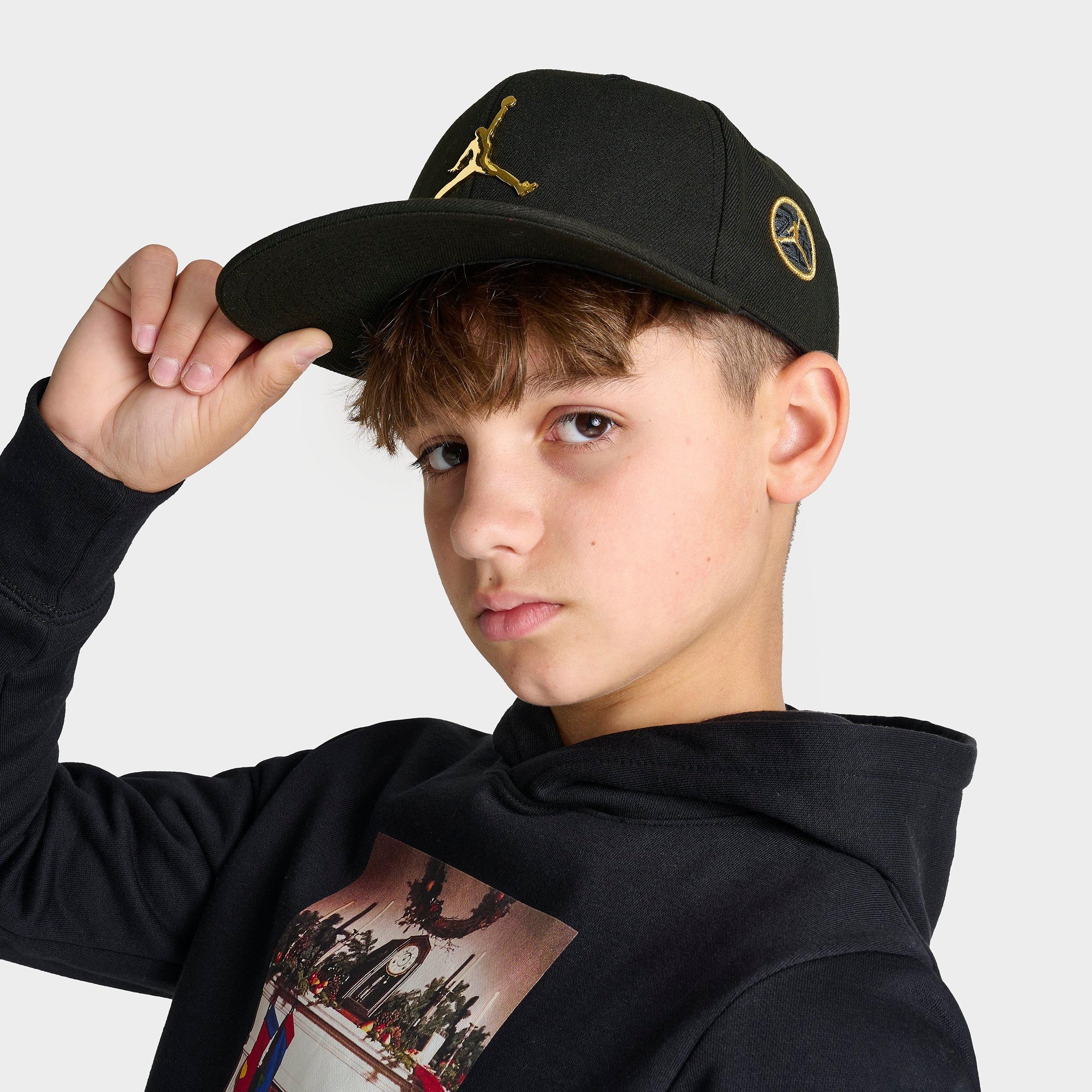 Jordan See Me Shine Snapback Hat in Black/Gold