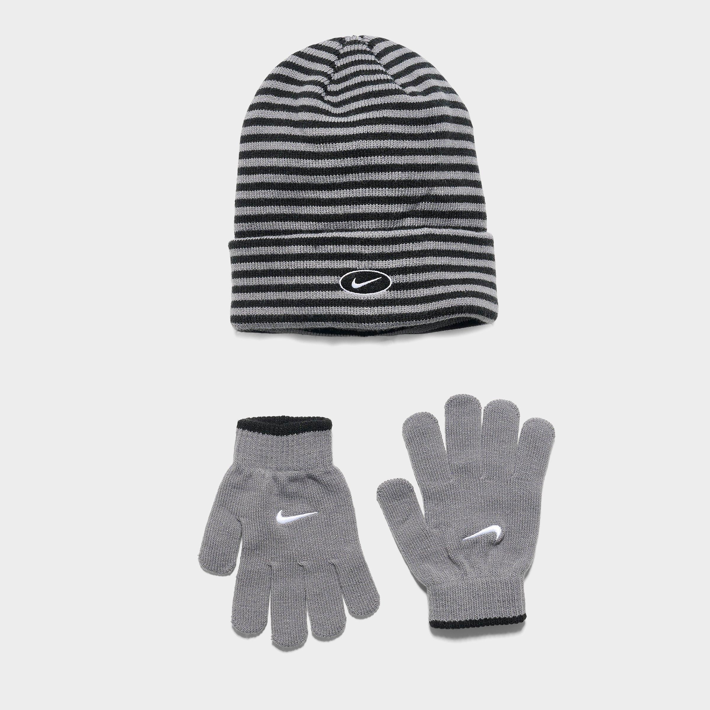 Nike Kids Gloves and Beanie Hat Set