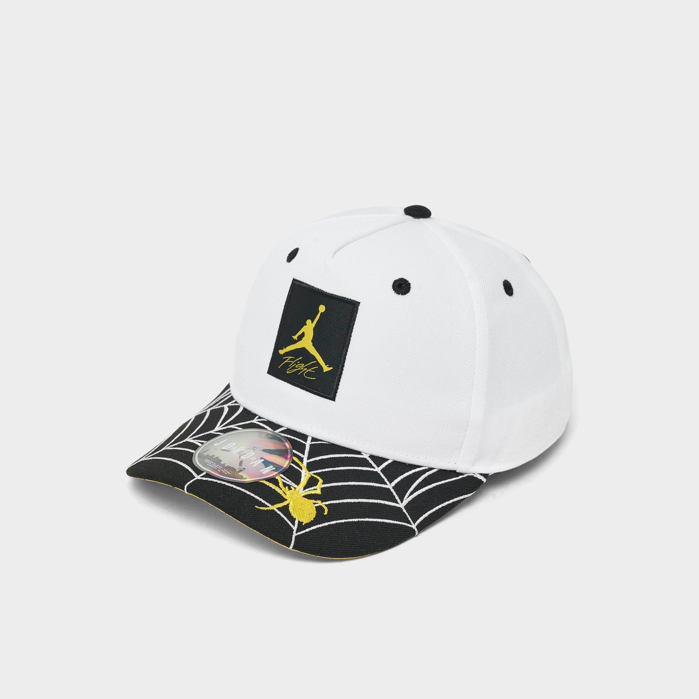 Jordan Kids AJ4 Tour Yellow Pro Snapback Hat in Tour Yellow/Black