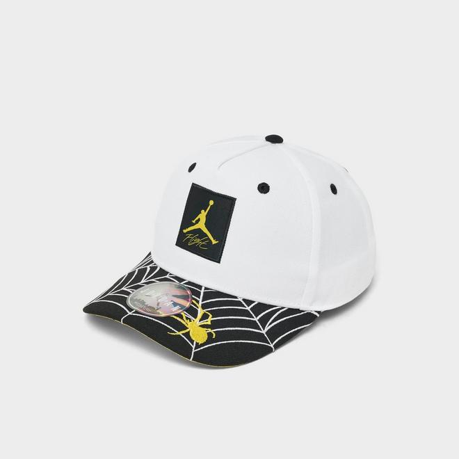 Kids' Jordan AJ4 Tour Yellow Pro Snapback Hat