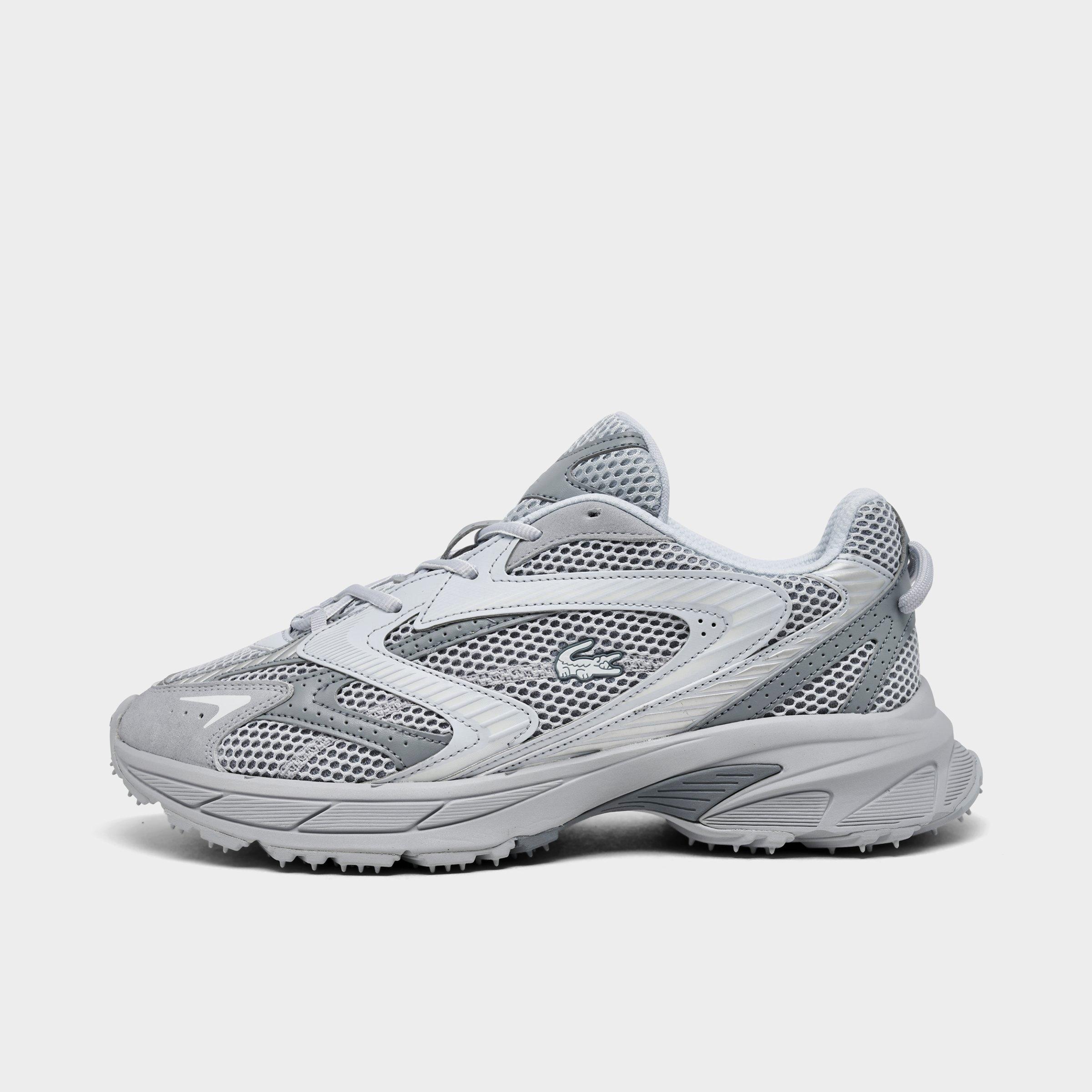 Lacoste Men's L003 Neo Shot Casual Shoes in Light Grey/Grey Size: 7.5