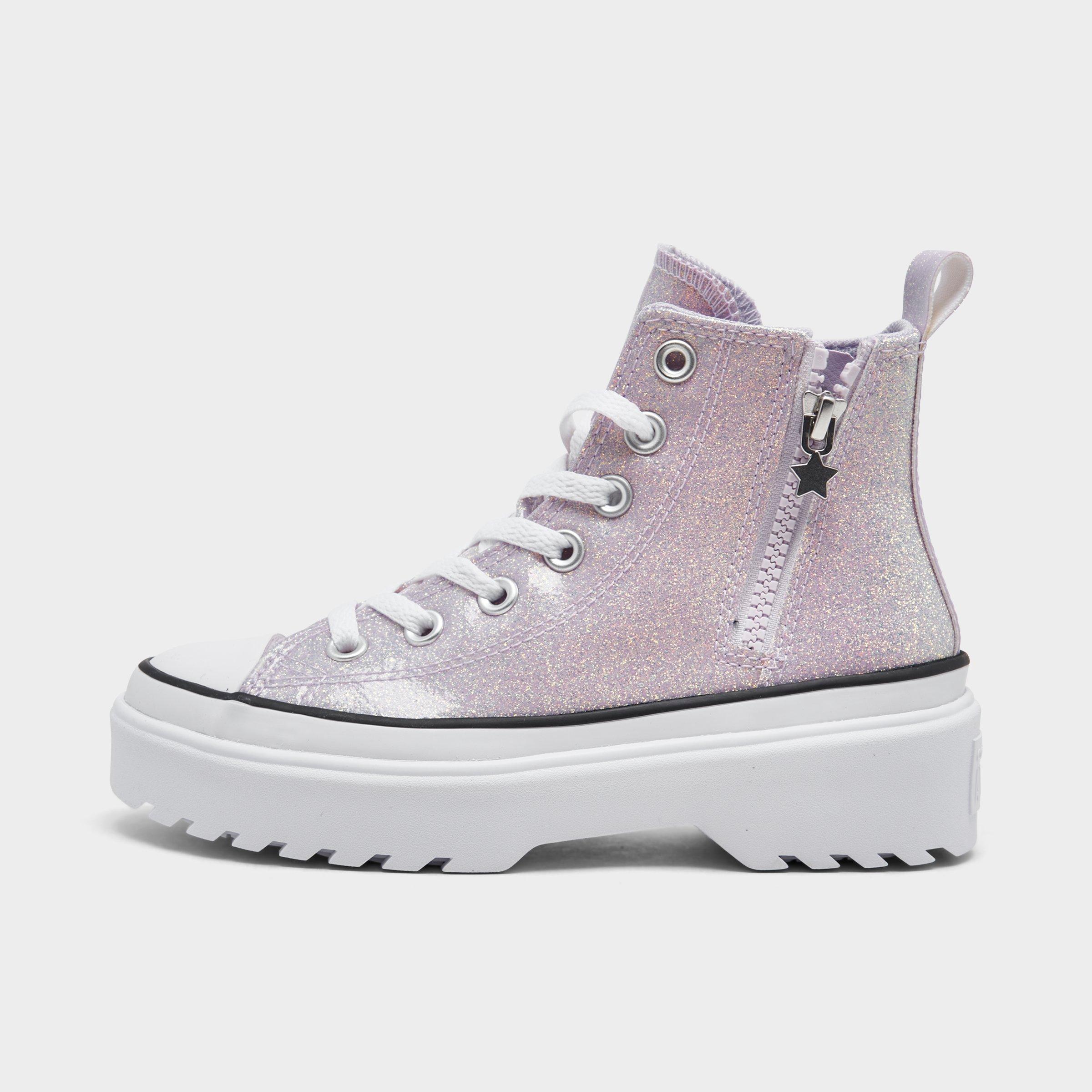 CONVERSE CONVERSE GIRLS' LITTLE KIDS' CHUCK TAYLOR ALL STAR HIGH TOP LUGGED CASUAL SHOES