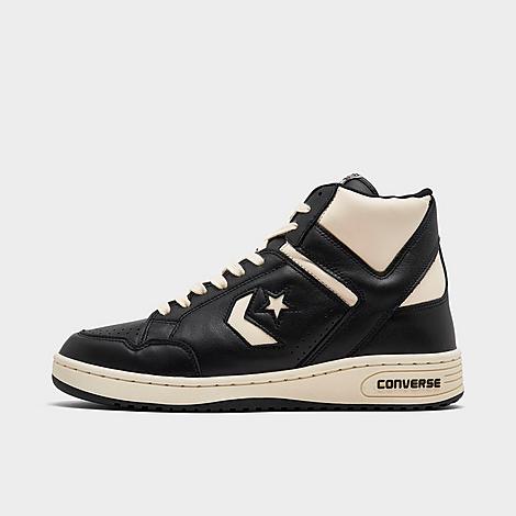 Shop Converse Weapon Mid Casual Shoes In Black/natural Ivy