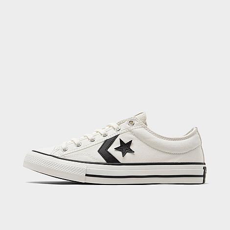 Converse Big Kids' Star Player 76 Casual Shoes In White/black/egret