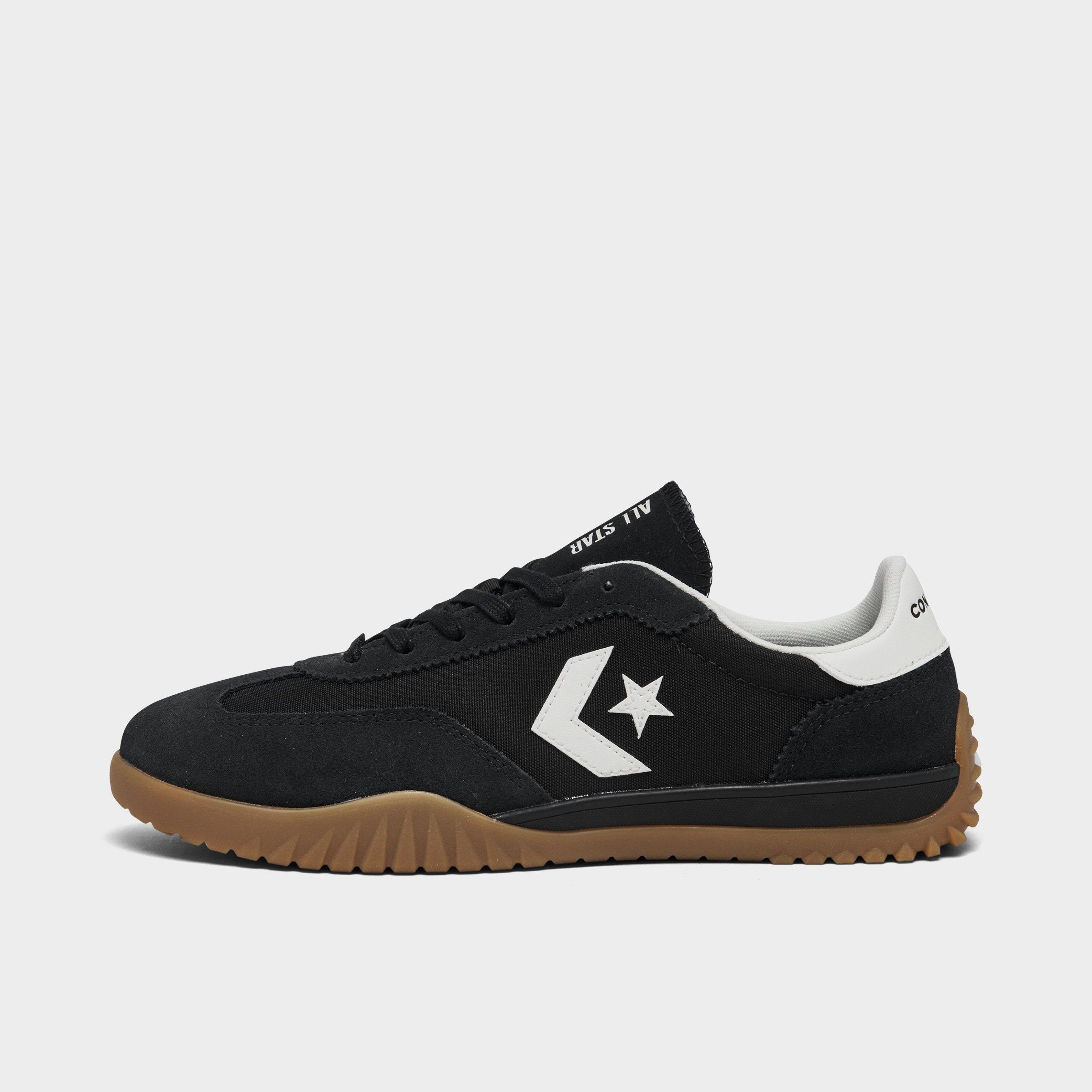 Converse Run Star Trainer Casual Shoes (Men's Sizing) in Black/Black Size 9 Leather/Nylon/Suede