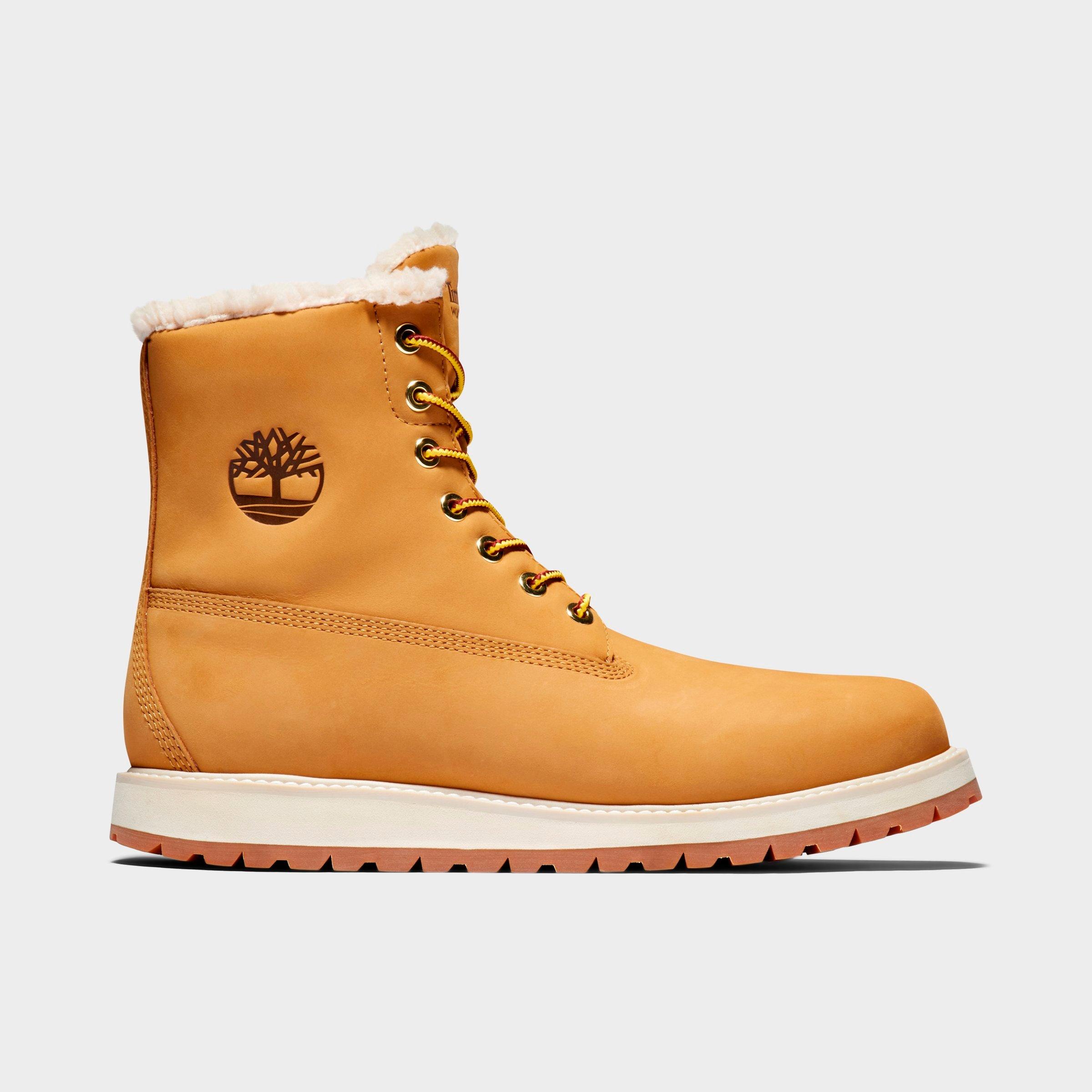 Timberland Men's Richmond Ridge Fleece-Lined 6" Waterproof Boots in Wheat Nubuck Size: 7.0