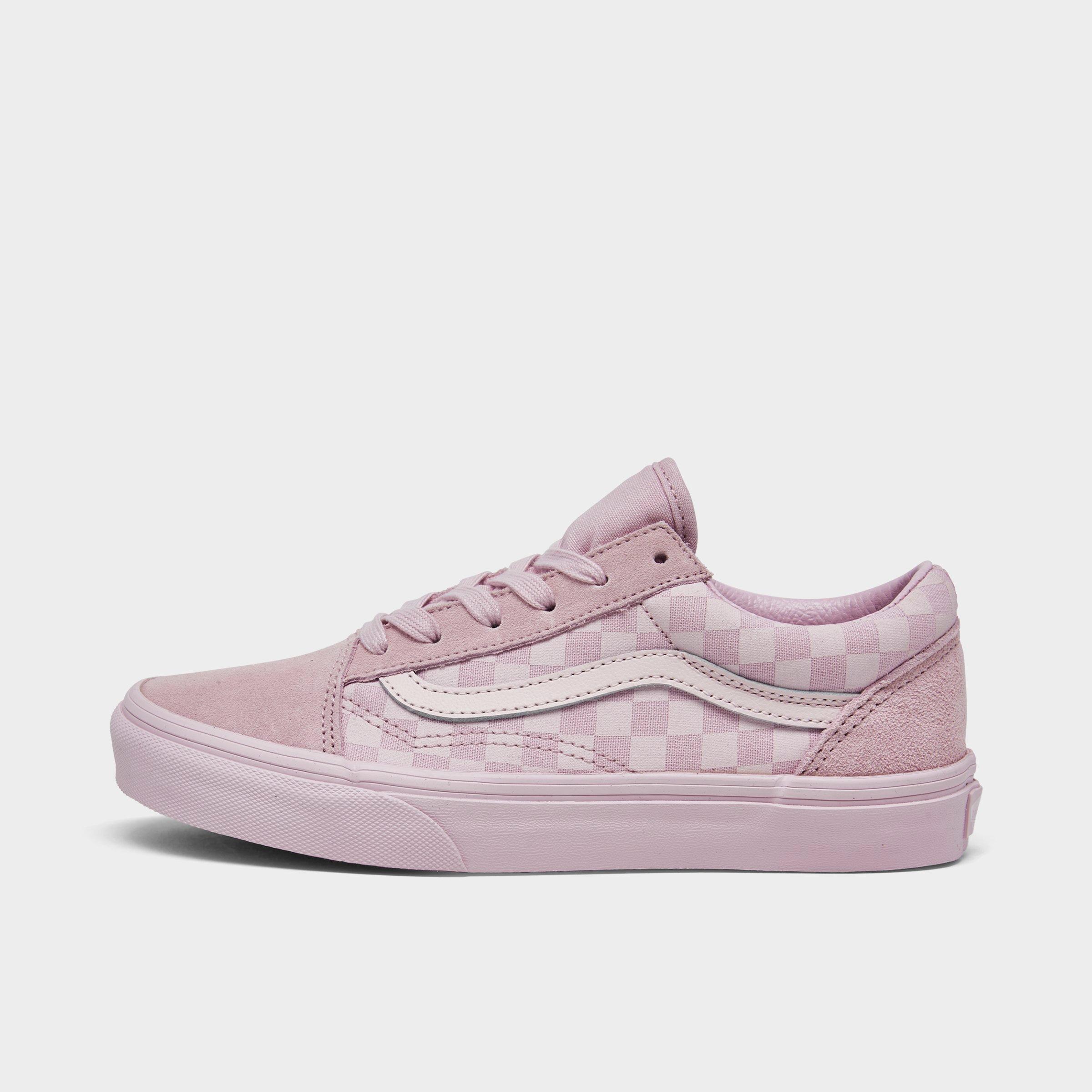 Pink checkered vans outlet girls