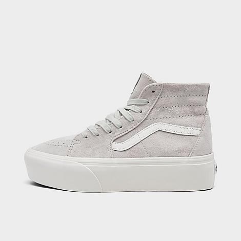 Vans Sk8-hi Stackform Tapered Sneakers In Gray Suede | ModeSens