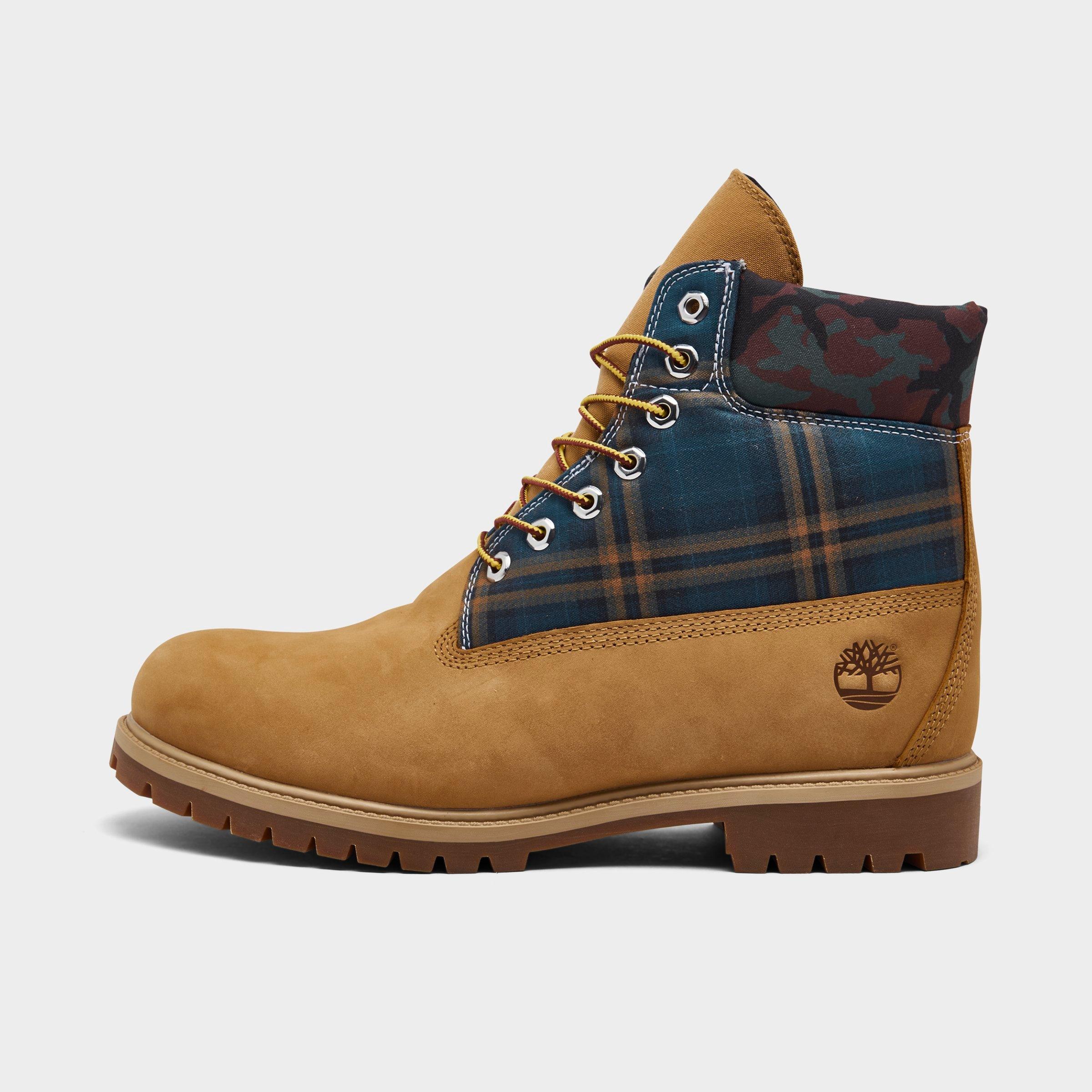 Timberland Men s 6 Inch Classic Boots In Wheat plaid ModeSens