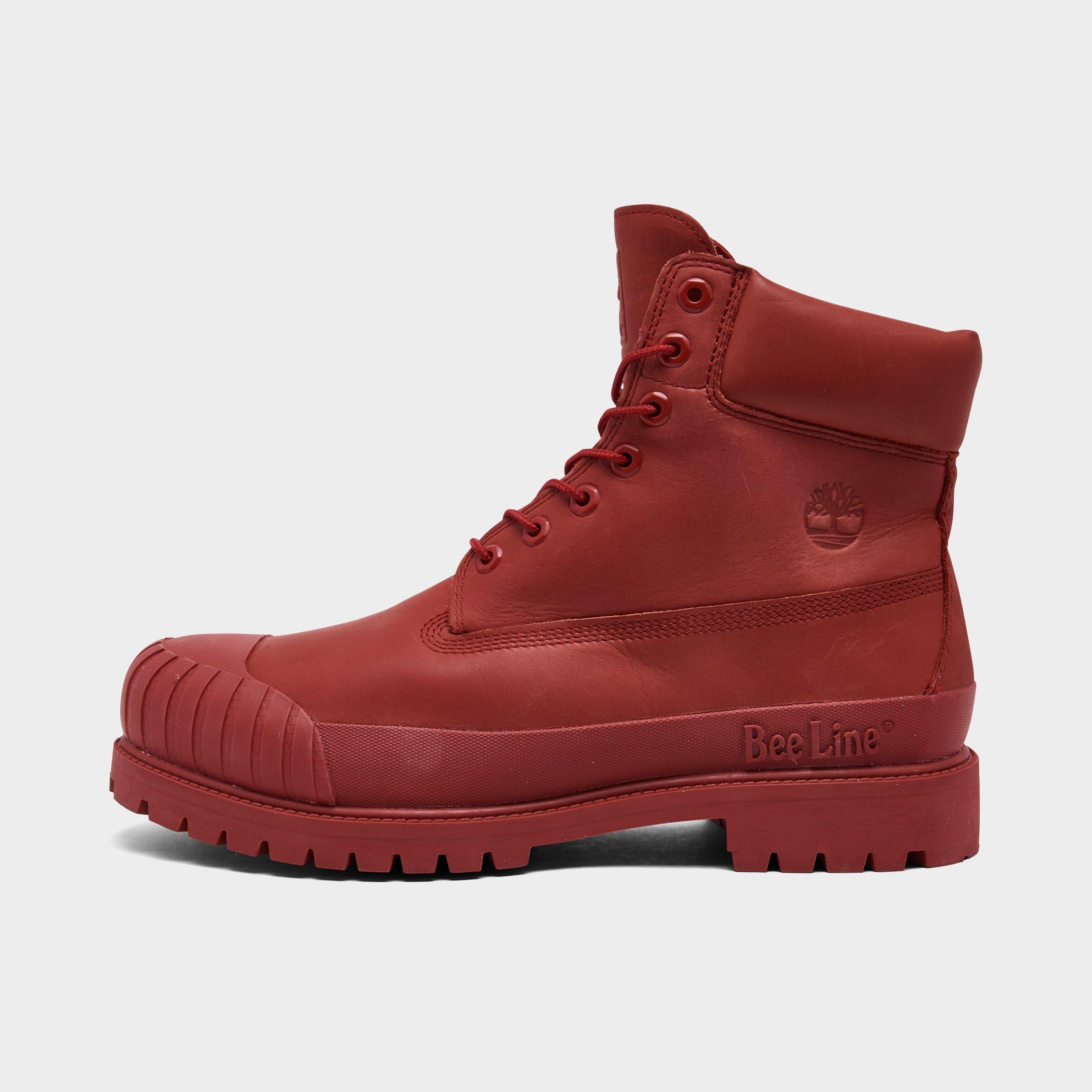 Prevail Regelmæssigt regional Timberland Men's X Bee Line 6 Inch Premium Rubber Toe Boots In Red/red |  ModeSens