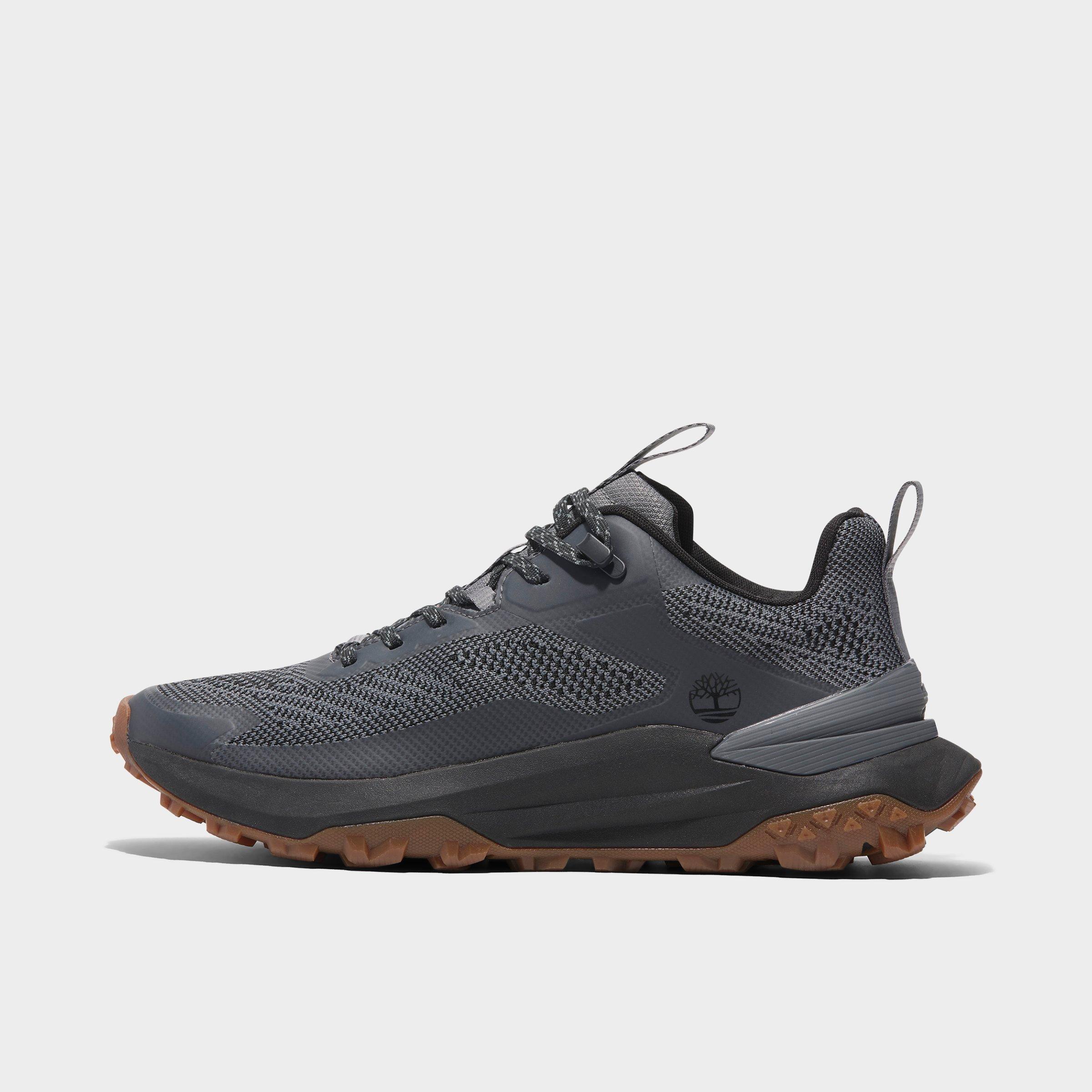 Timberland Men's Motion Access Low Casual Shoes in Grey/Orange Knit Size: 7.0