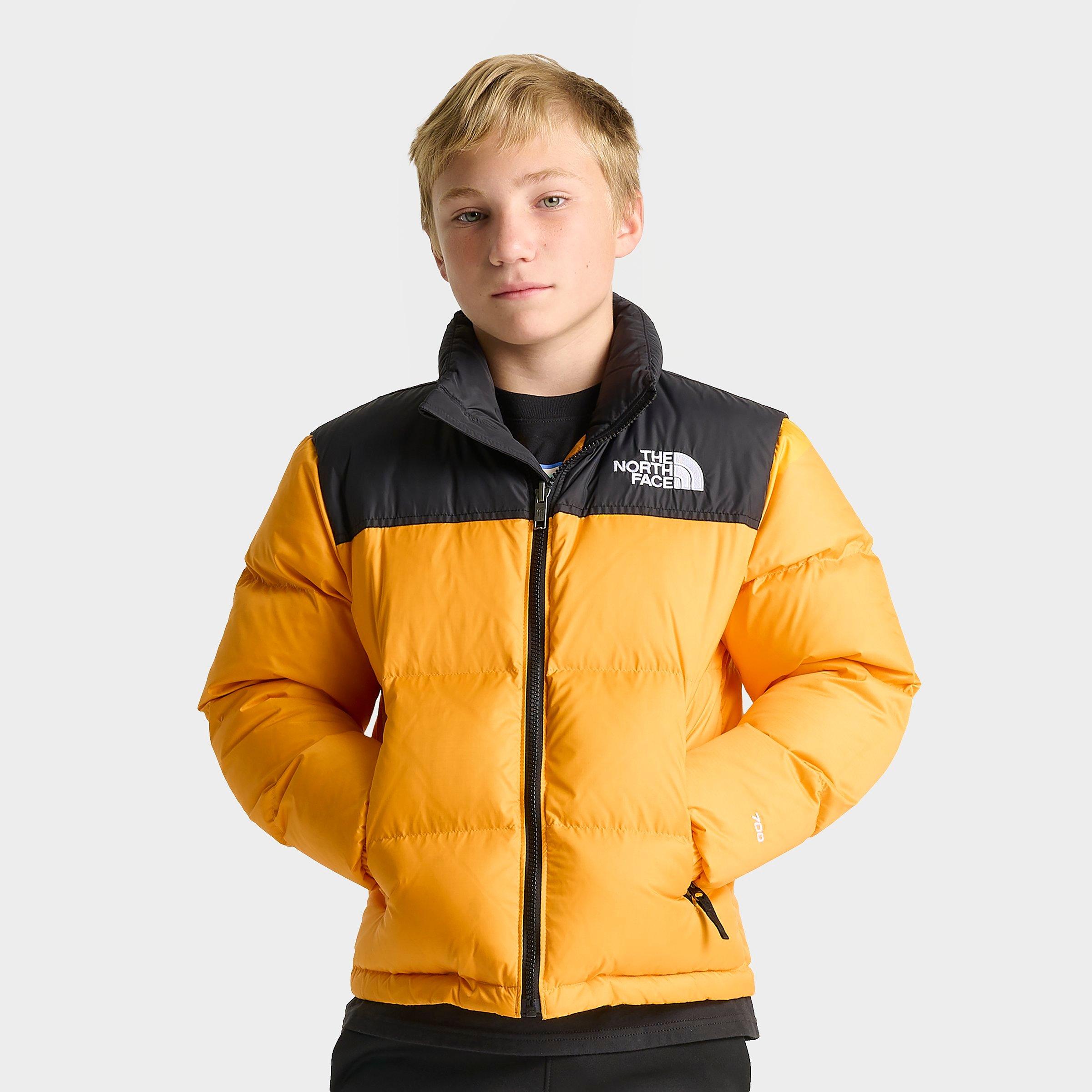 The North Face Big Kids 1996 Retro Nuptse Jacket in Summit Gold Size: Medium