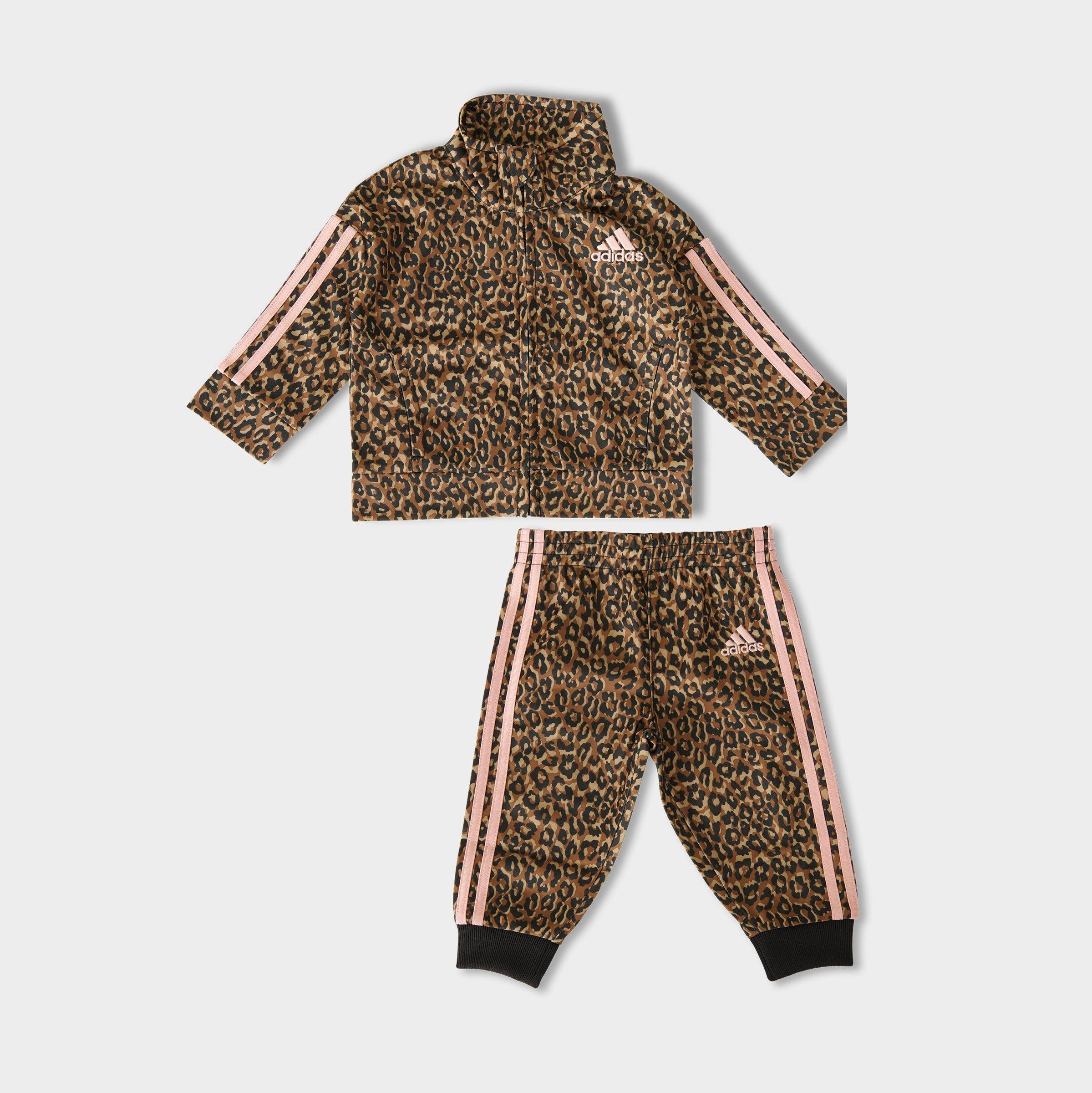 Adidas Originals Babies' Adidas Girls' Infant Leopard Print Tricot