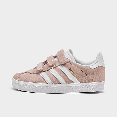 Adidas Originals Babies' Adidas Kids' Toddler Originals Gazelle Comfort Closure Casual Shoes In Icy Pink/cloud White/cloud White