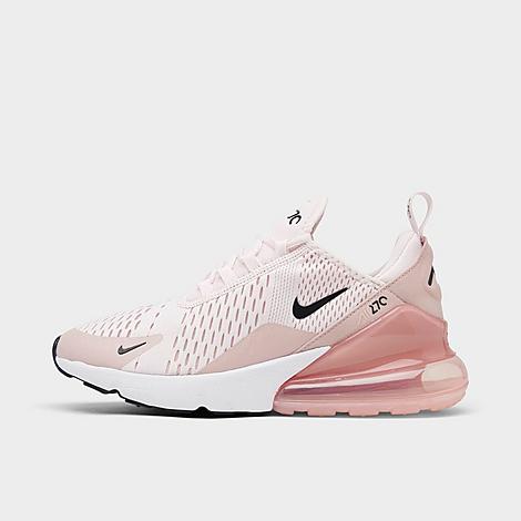 Shop Nike Women's Air Max 270 Casual Shoes In Light Soft Pink/black/pink Oxford