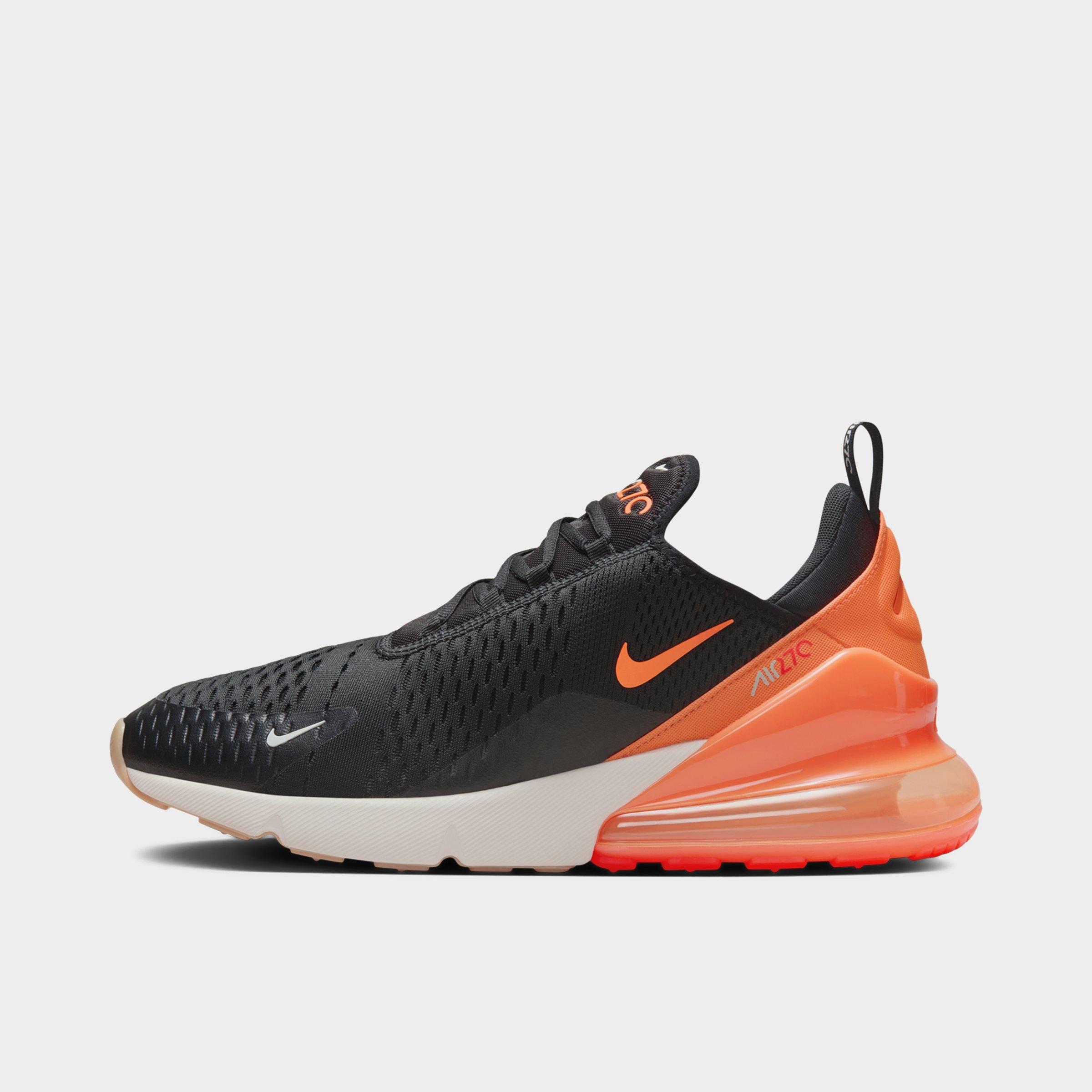 Nike Men's Air Max 270 Shoes In Black/bright Crimson/phantom/total Orange