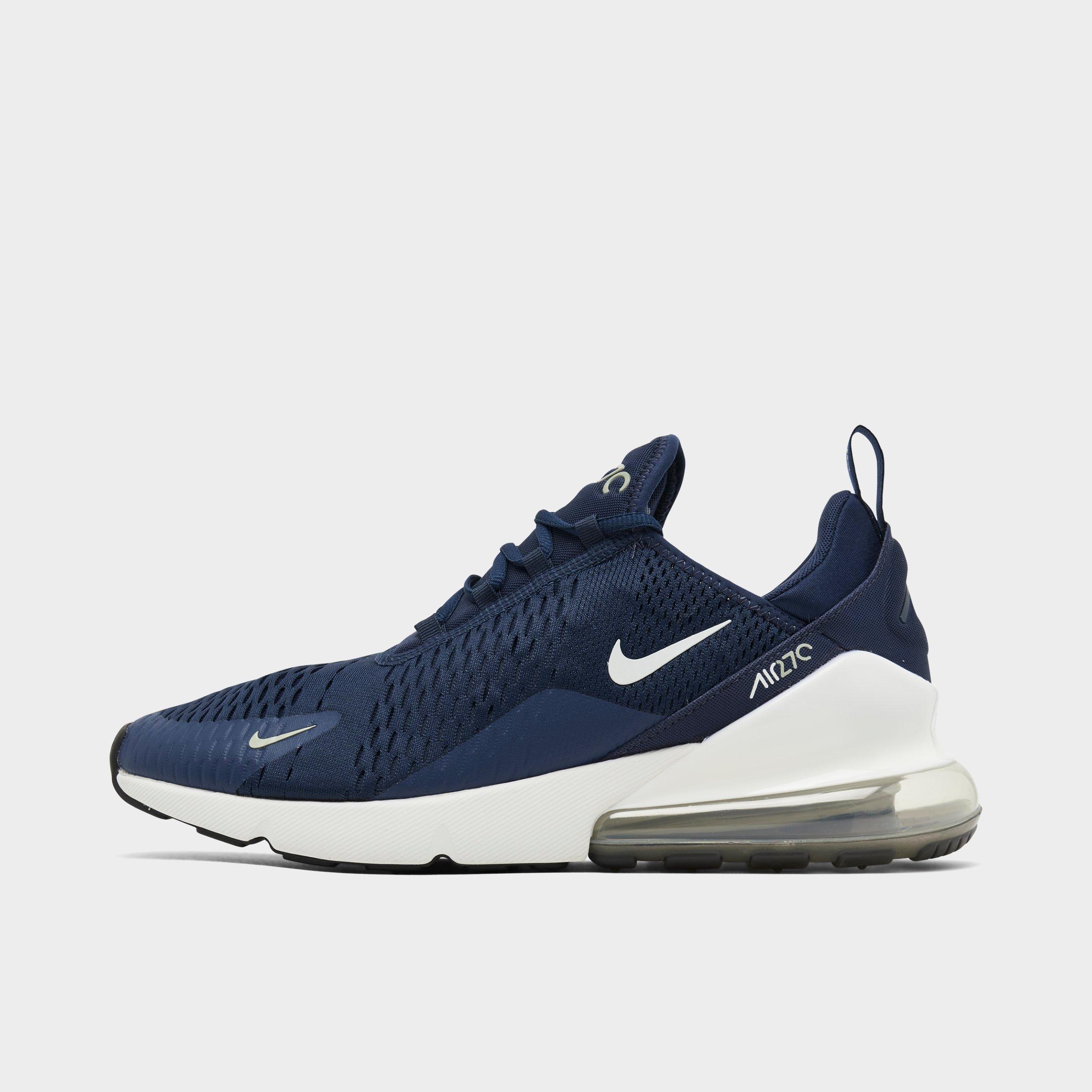 Nike Air Max 270 "midnight Navy Black Jade Horizon White" Sneakers In Midnight Navy/black/jade Horizon/white