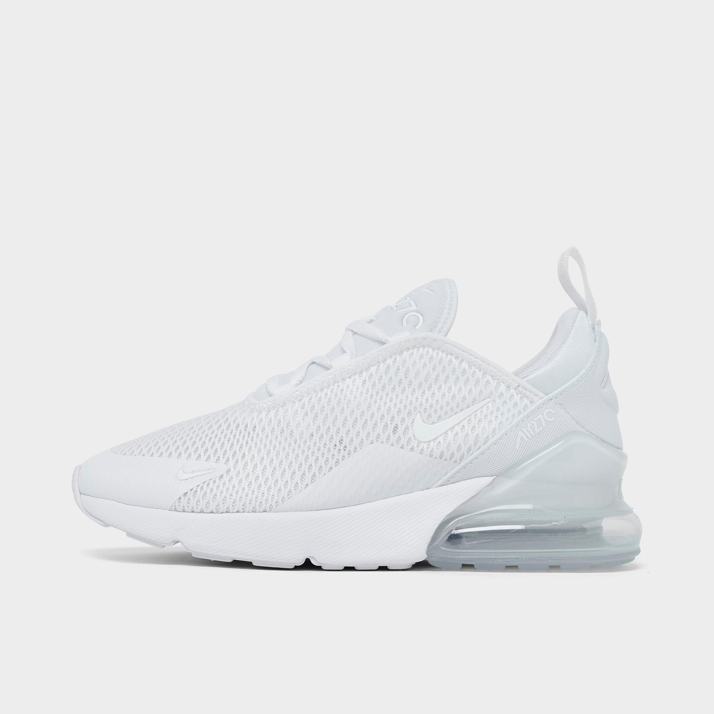 nike air max 270s all white