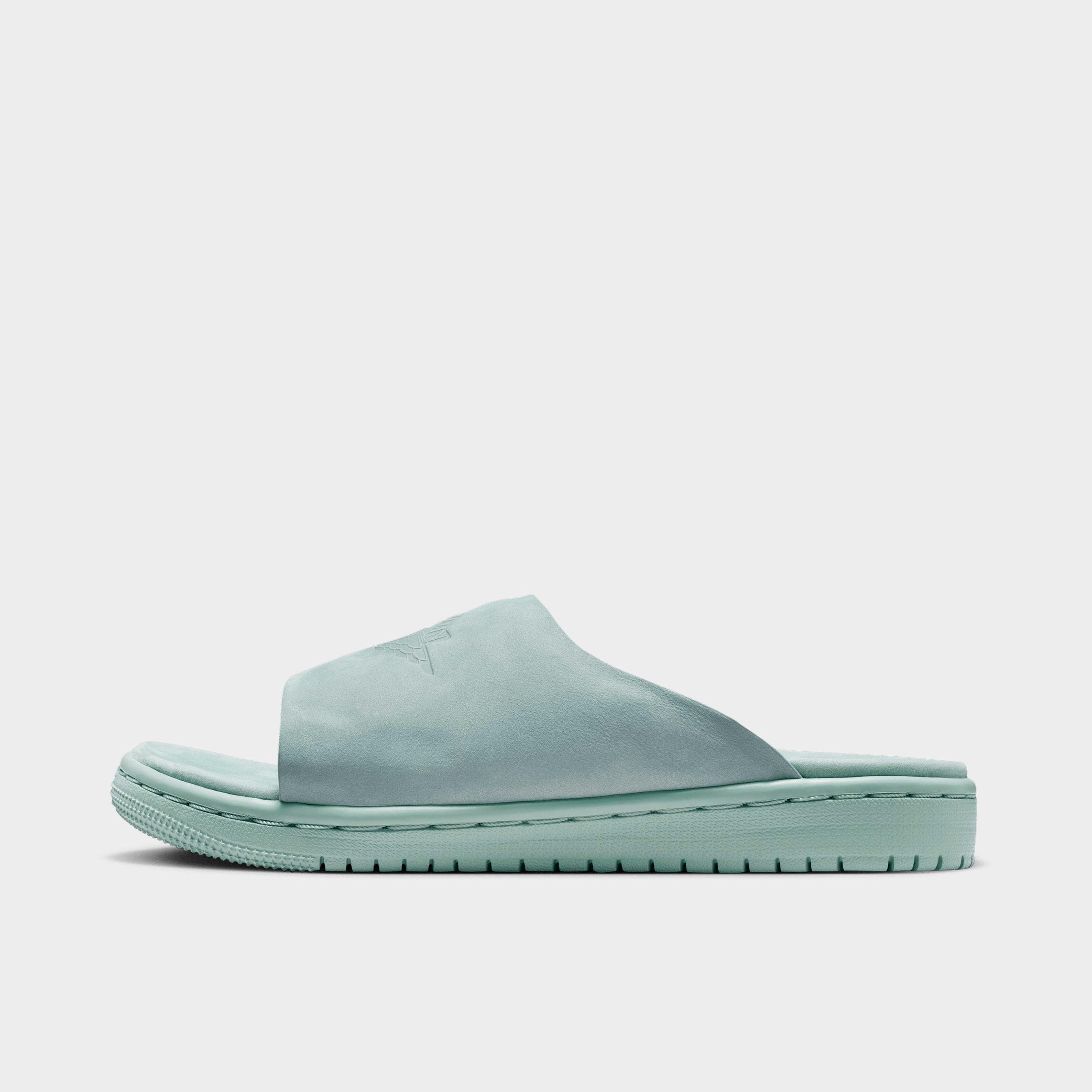 Jordan Women's Modero 1 Slide Sandals in Mica Green/Mica Green Size: 9.0