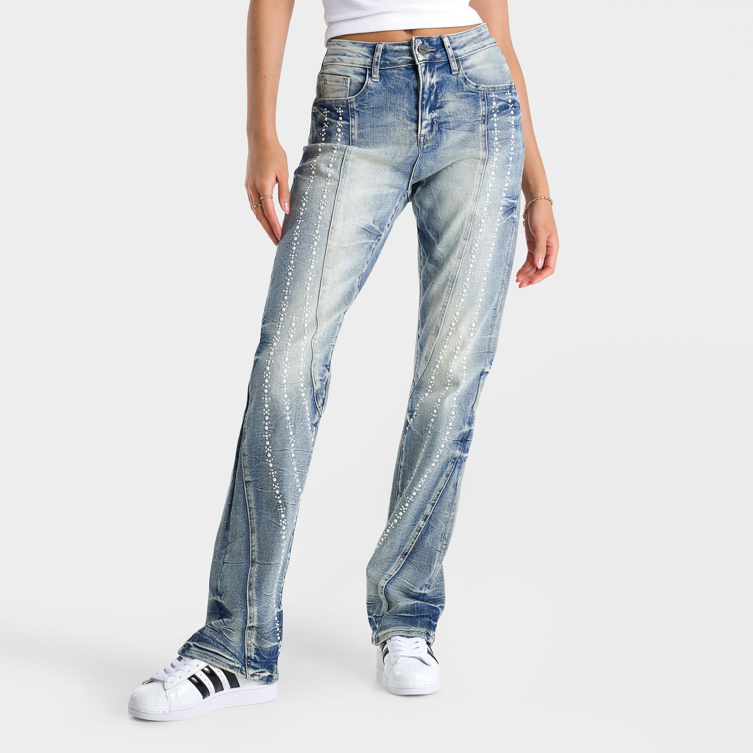 Smoke Rise Women's Ruby Pearl High-rise Bootcut Jeans In Blue