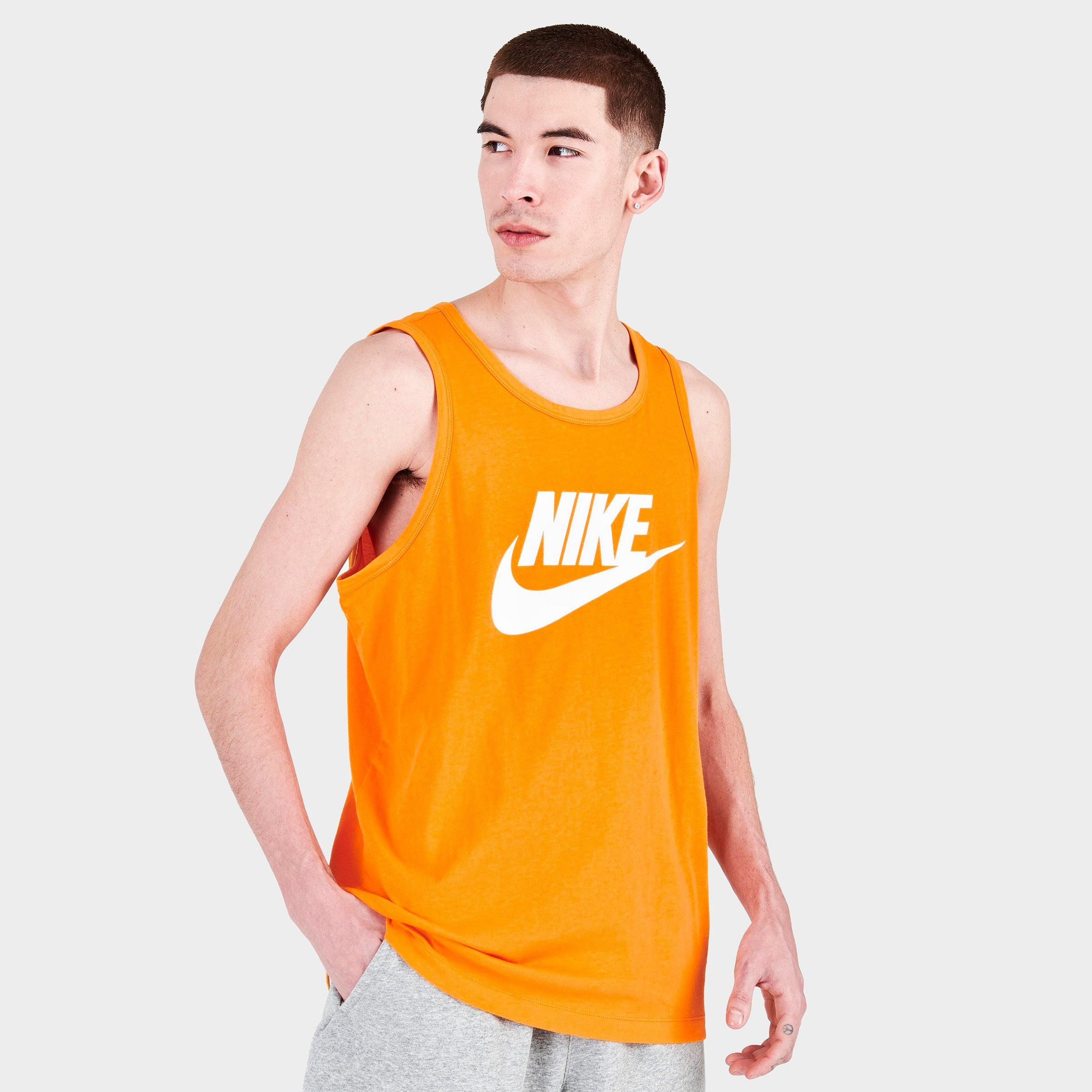 Nike Men's Sportswear Tank Top In Kumquat/white
