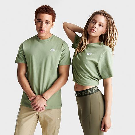 Nike Sportswear Club T-shirt In Oil Green