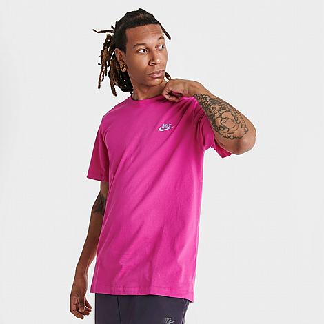 Nike Sportswear Club T-shirt In Active Pink