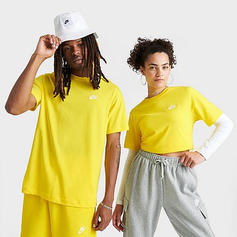 Nike Sportswear Club T-shirt In Opti Yellow