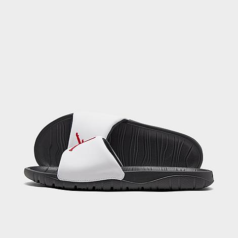 Nike Jordan Break Slide Sandals In Black/white/university Red